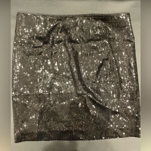 CACHE Sequined Mini Skirt